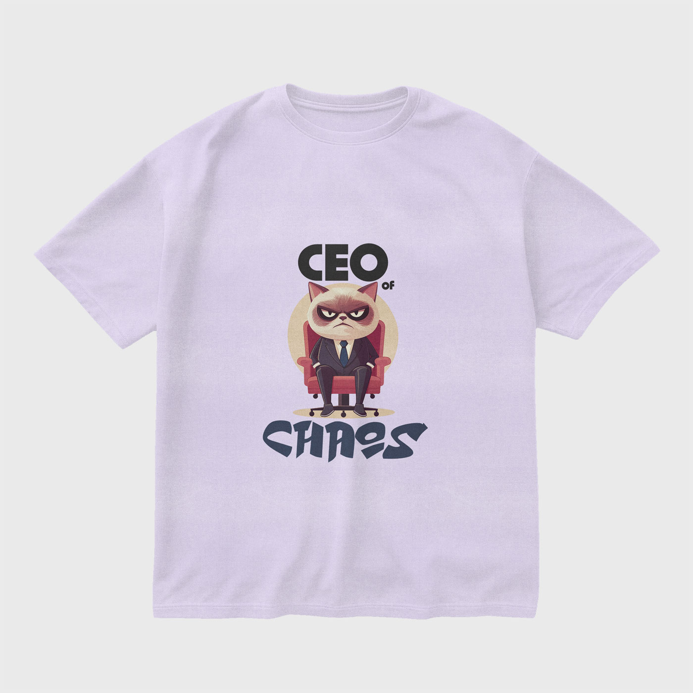 ceo-of-chaos-lavender-regular-oversized-tshirt
