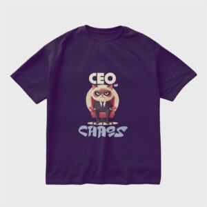 ceo-of-chaos-purple-regular-oversized-tshirt
