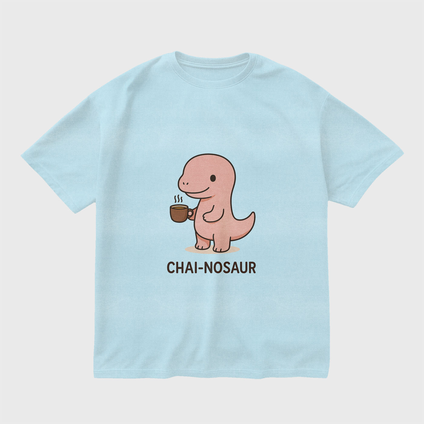 chai-nosaur-baby-blue-regular-oversized-tshirt