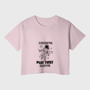 existential-plot-twist-survivor-baby-pink-baby-tees-crop-tops