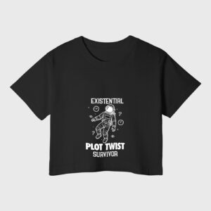 existential-plot-twist-survivor-black-baby-tees-crop-tops