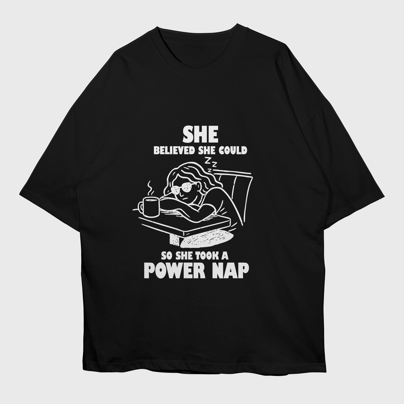 she-believed-she-could-black-premium-oversized-tshirt