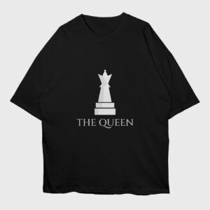 the-queen-black-premium-oversized-tshirt