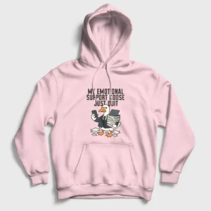 emotional-support-goose-regular-hoodie-baby-pink-front