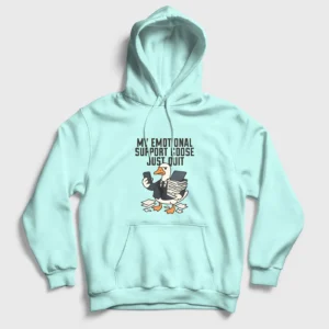 emotional-support-goose-regular-hoodie-mint-blue-front