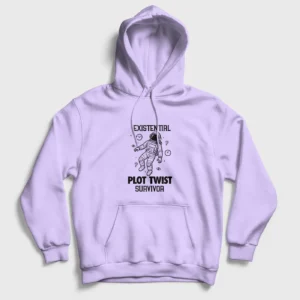 existnetial-plot-twist-survivor-regular-hoodie-lavender-front