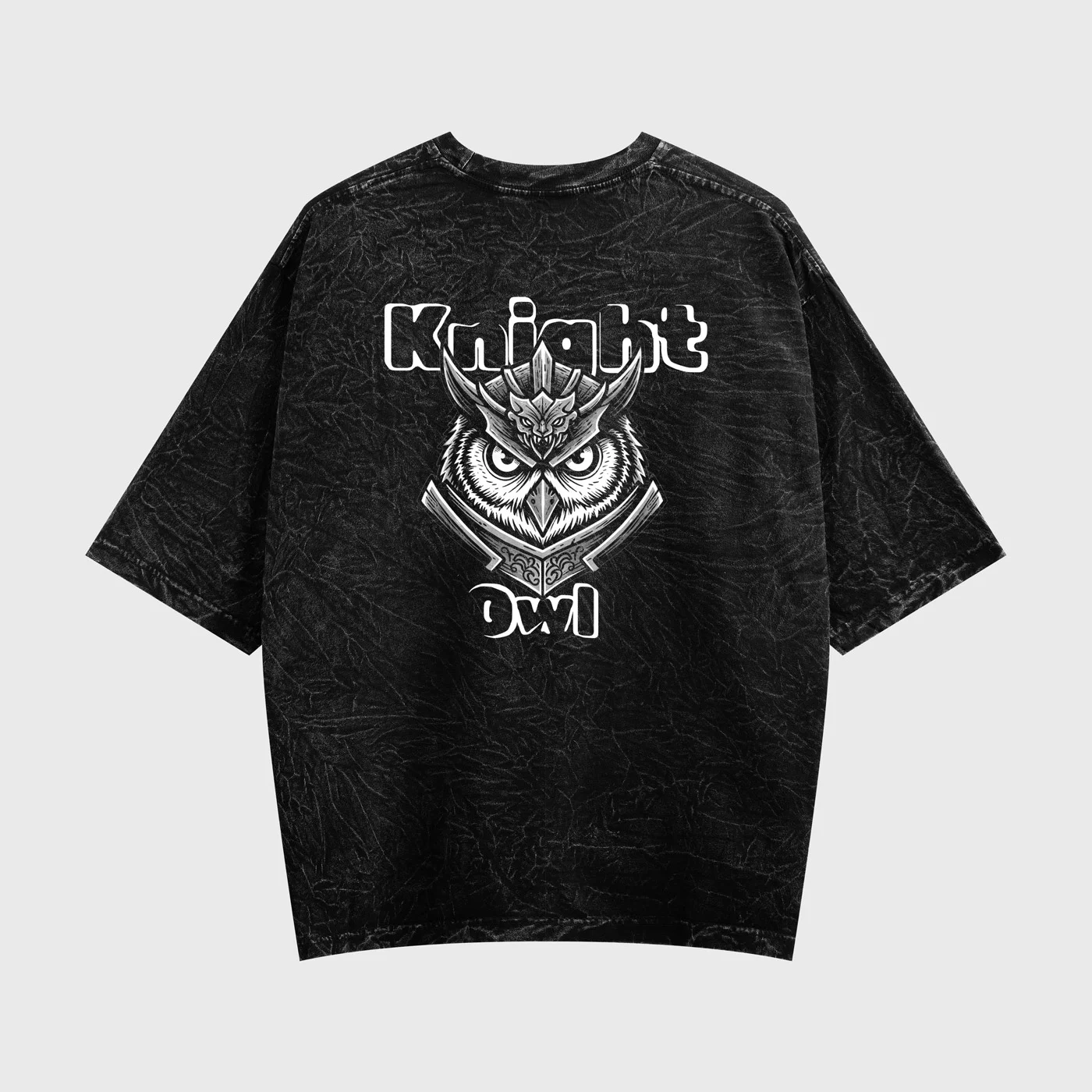 knight-owl-acid-washed-oversized-t-shirt-black-back