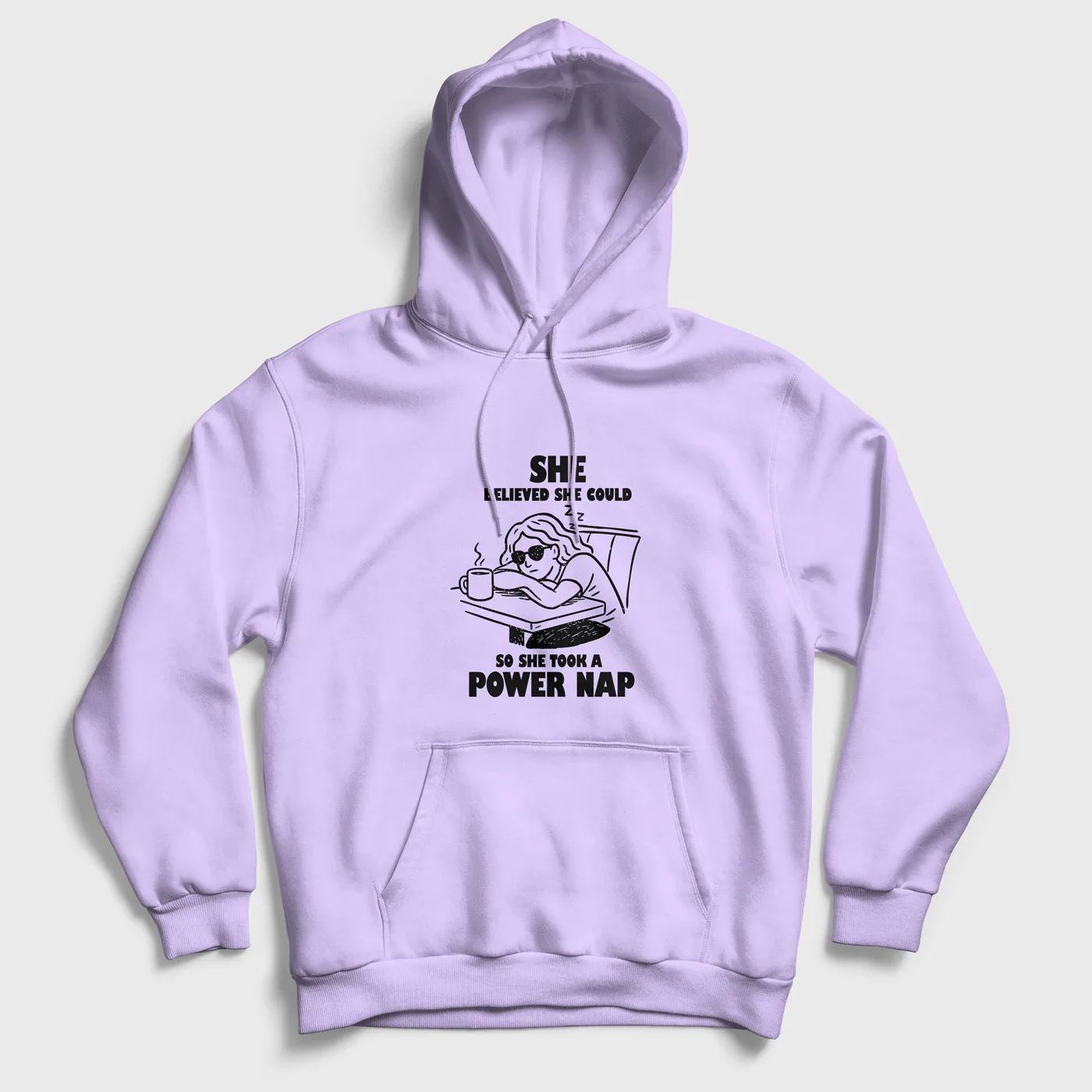 she-believed-she-could-regular-hoodie-lavender-front