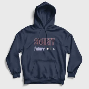society-future-regular-hoodie-navy-blue-front