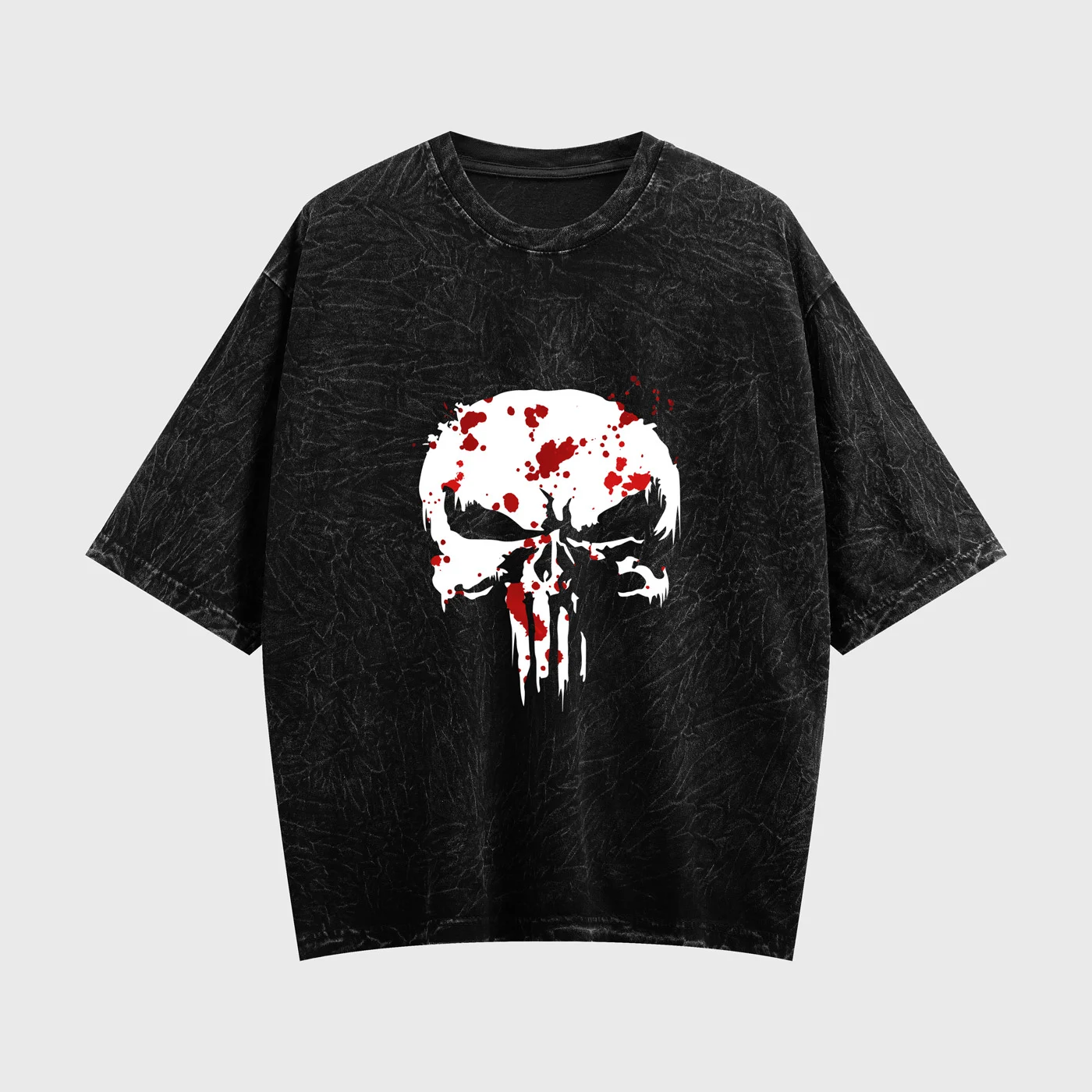 the-punisher-acid-washed-oversized-t-shirt-front-black