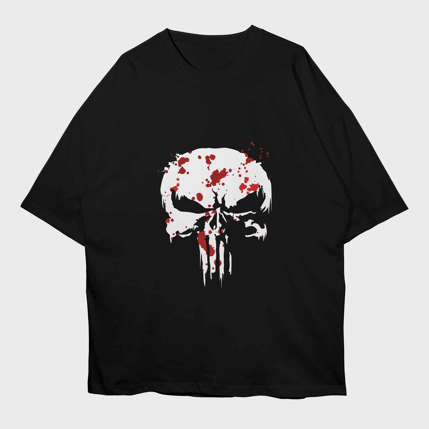 the-punisher-black-premium-oversized-tshirt